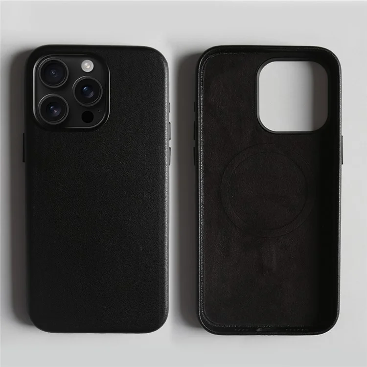 Étui magnétique pour iPhone 14 Pro en matériaux recyclés RPET, certifié GRS - Noir