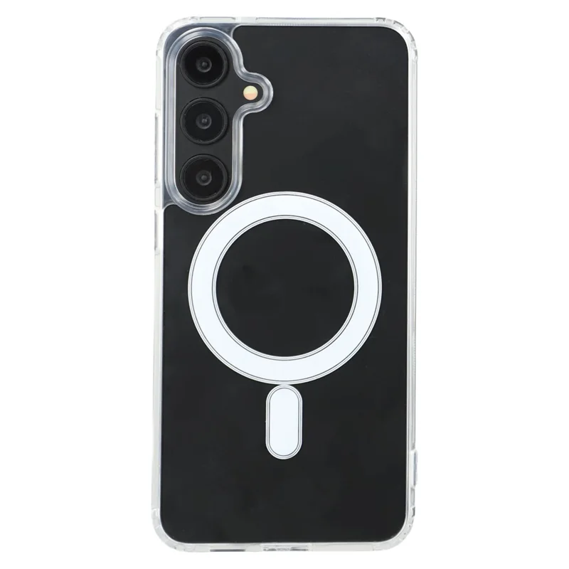 Til Samsung Galaxy S25+ Etui Kompatibelt med MagSafe TPU + Akrilklar Telefonbeskyttelse