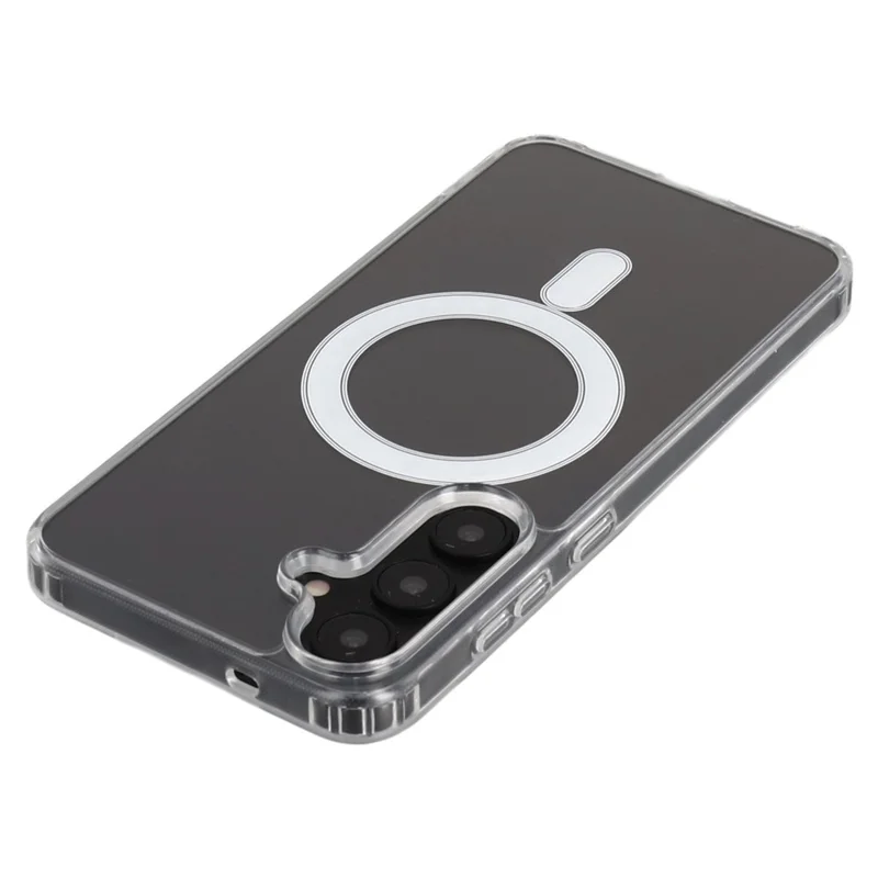 Til Samsung Galaxy S25+ Etui Kompatibelt med MagSafe TPU + Akrilklar Telefonbeskyttelse