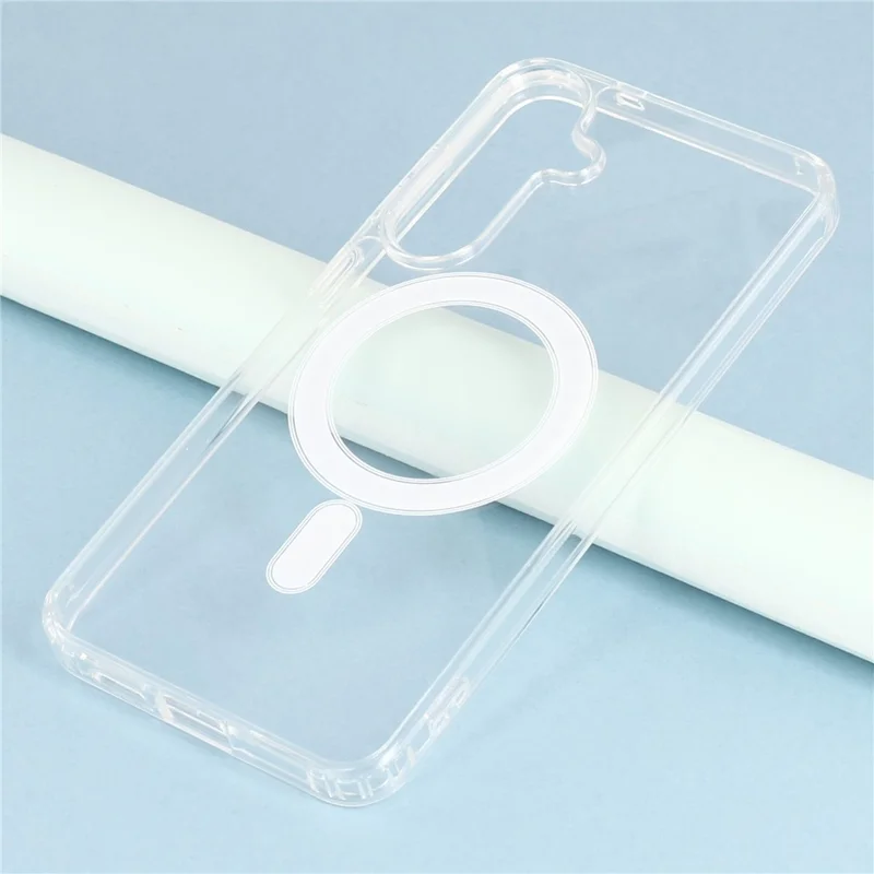 Til Samsung Galaxy S25+ Etui Kompatibelt med MagSafe TPU + Akrilklar Telefonbeskyttelse