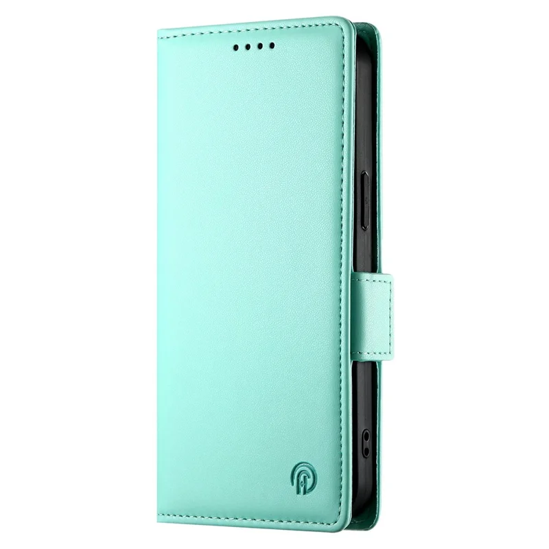 DF-010 For Honor 300 Stand Case PU Leather Wallet Phone Cover - Mint Green