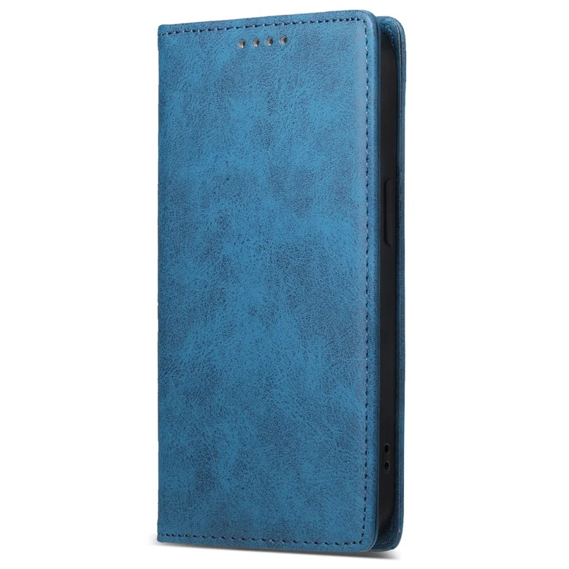 DF-05 Funda tipo cartera para Realme 13+ 5G con bloqueo RFID, cubierta de teléfono de cuero PU - Azul