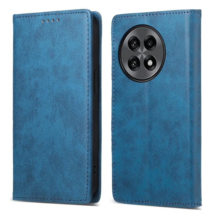 DF-05 Funda tipo cartera para OnePlus 13R 5G con bloqueo RFID de cuero PU - Azul
