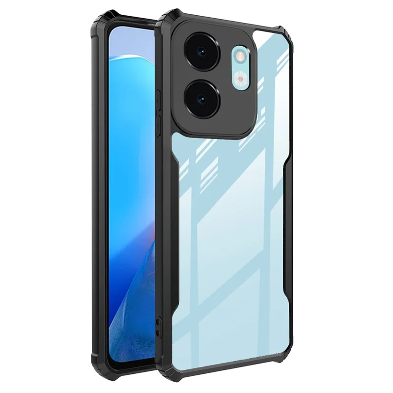 For Infinix Hot 50i 4G Case Reinforced Corners TPU + Acrylic Clear Phone Cover