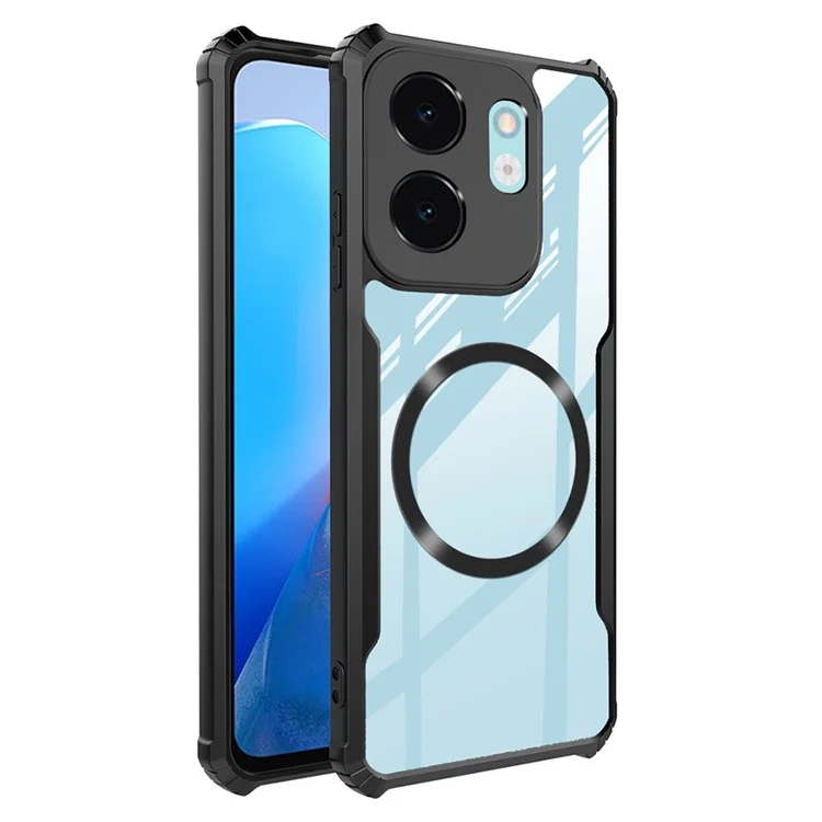 For Infinix Hot 50i 4G Case Compatible with MagSafe Reinforced Corners TPU + Acrylic Phone Cover