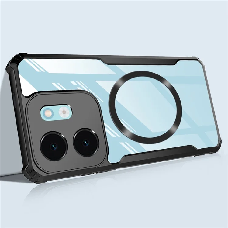 For Infinix Hot 50i 4G Case Compatible with MagSafe Reinforced Corners TPU + Acrylic Phone Cover