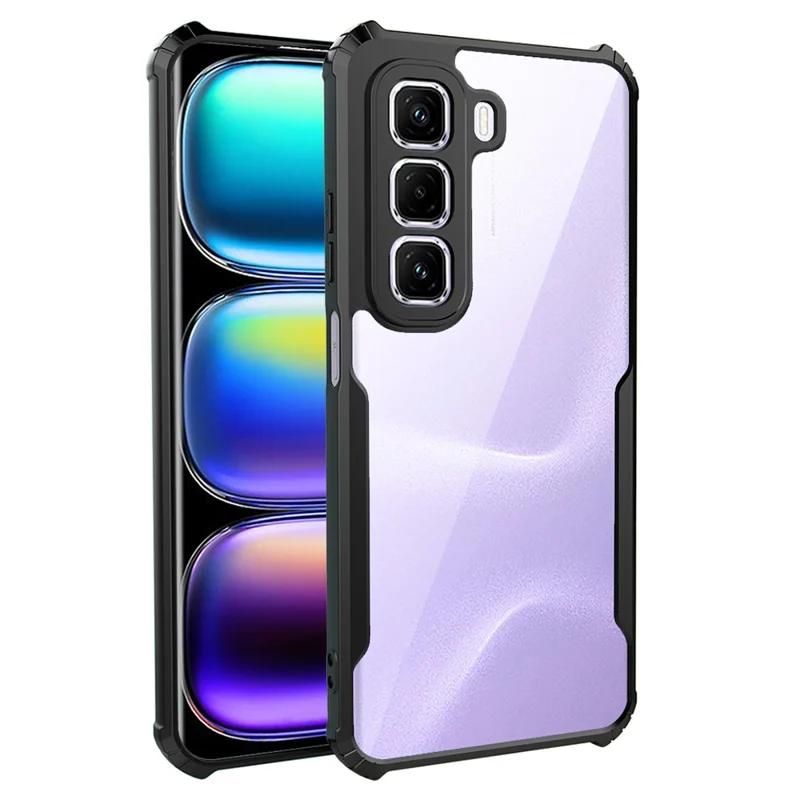 For Infinix Hot 50 Pro+ 4G Case Reinforced Corners TPU + Acrylic Clear Phone Cover