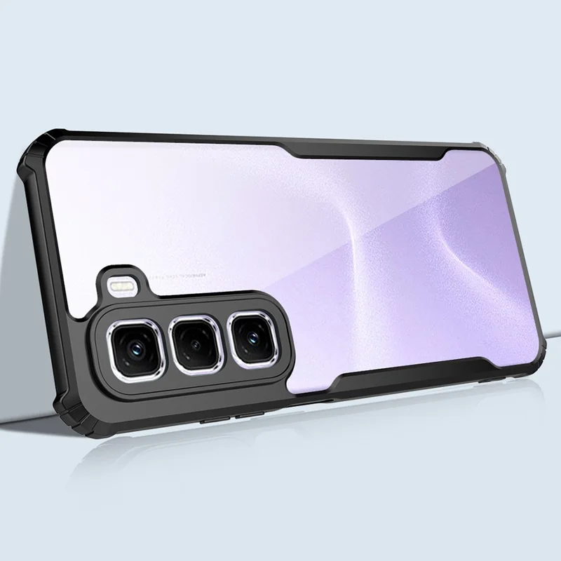 For Infinix Hot 50 Pro+ 4G Case Reinforced Corners TPU + Acrylic Clear Phone Cover