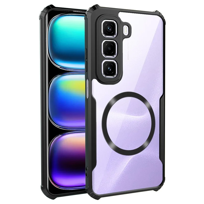 Für Infinix Hot 50 Pro+ 4G Hülle MagSafe-kompatibel Verstärkte Ecken TPU + Acryl Handyhülle