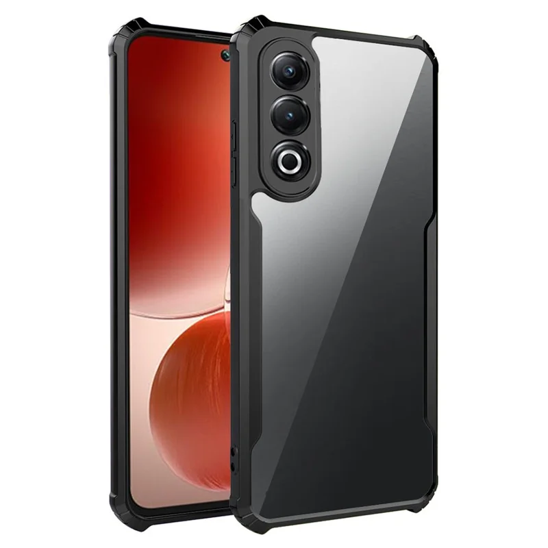 For itel S25 4G Case Reinforced Corners TPU + Acrylic Clear Phone Cover