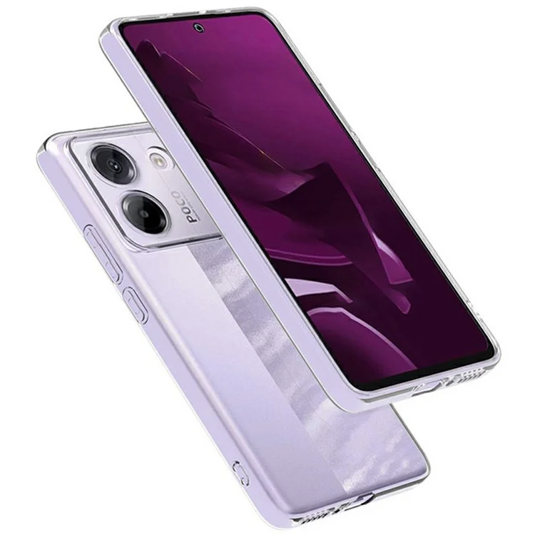 For Xiaomi Poco M7 Pro 5G Clear Phone Case Ultra-Thin Flexible TPU Back Cover