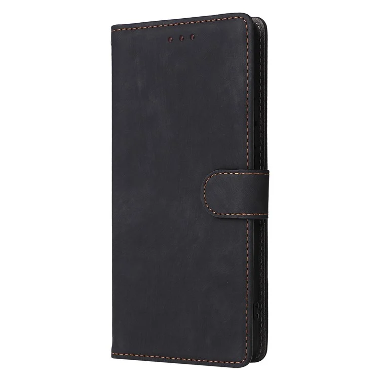 Funda Tipo Cartera para Xiaomi Redmi Note 14 Pro 4G con Bloqueo RFID, Cubierta de Cuero Sintético con Soporte de Visualización - Negro