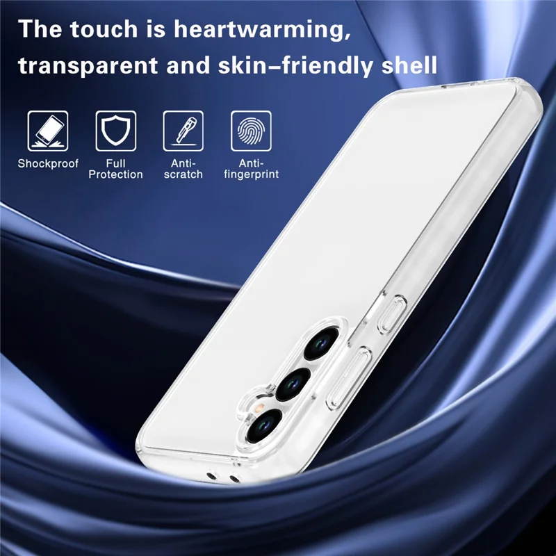 For Samsung Galaxy A37 5G / A36 5G / A56 5G Case PC + TPU Shockproof Clear Phone Cover - Transparent