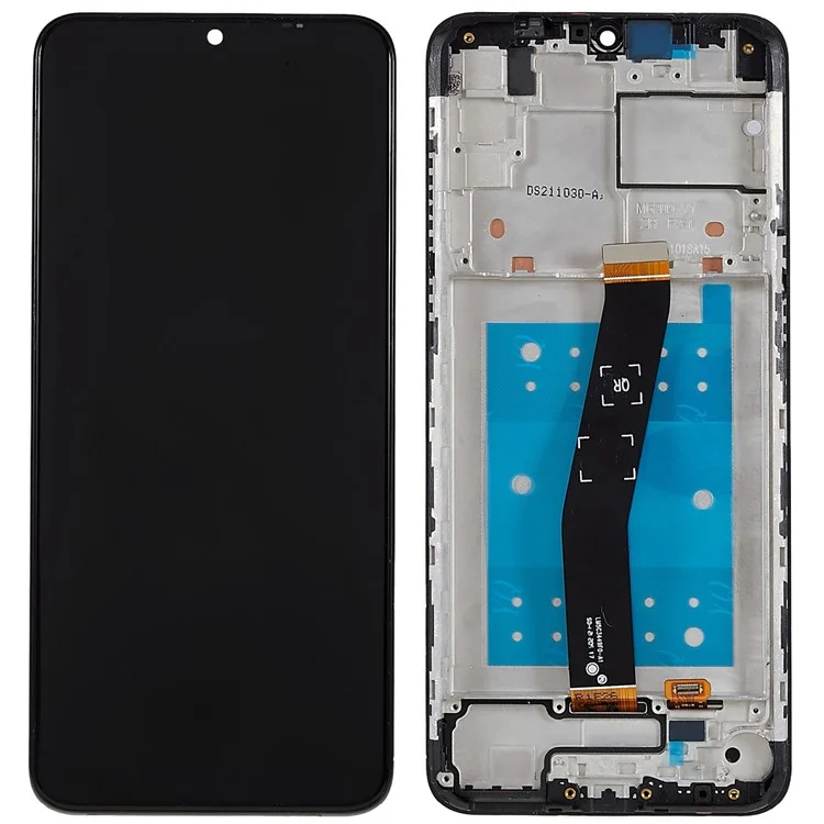 For Alcatel 1S (2021) 6025 Grade C LCD Screen and Digitizer Assembly + Frame Part (Without Logo)