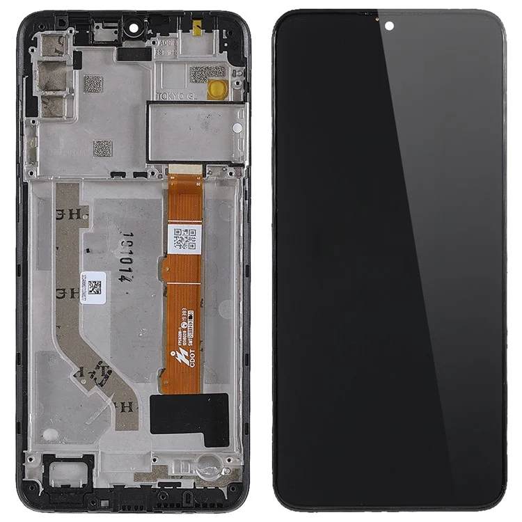 For Alcatel 1S (2020) 5028 Grade C LCD Screen and Digitizer Assembly + Frame Part (Without Logo)