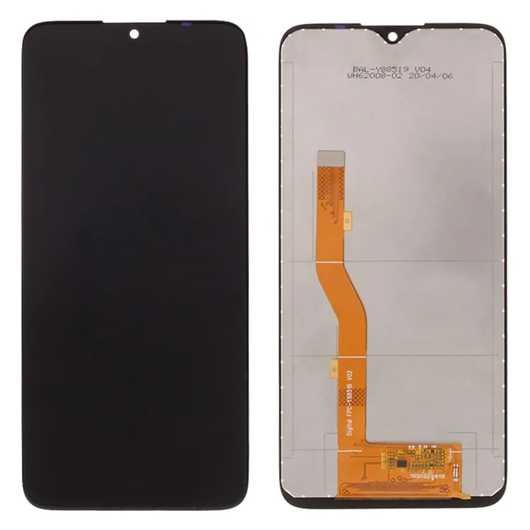 For Alcatel 1SE (2020) 5030 Grade C LCD Screen and Digitizer Assembly Replacement Part (Without Logo)