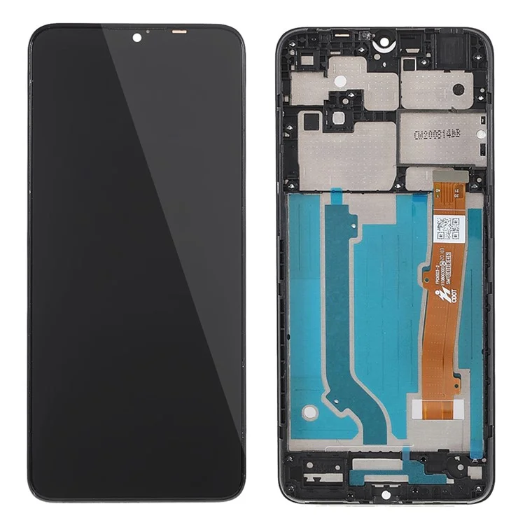 For Alcatel 3X (2020) 5061 Grade C LCD Screen and Digitizer Assembly + Frame Part (Without Logo)