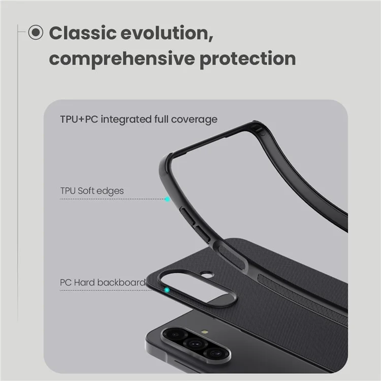 NILLKIN Frosted Shield Pro per Samsung Galaxy A26 5G Cover Compatibile con MagSafe PC + TPU Custodia per Cellulare