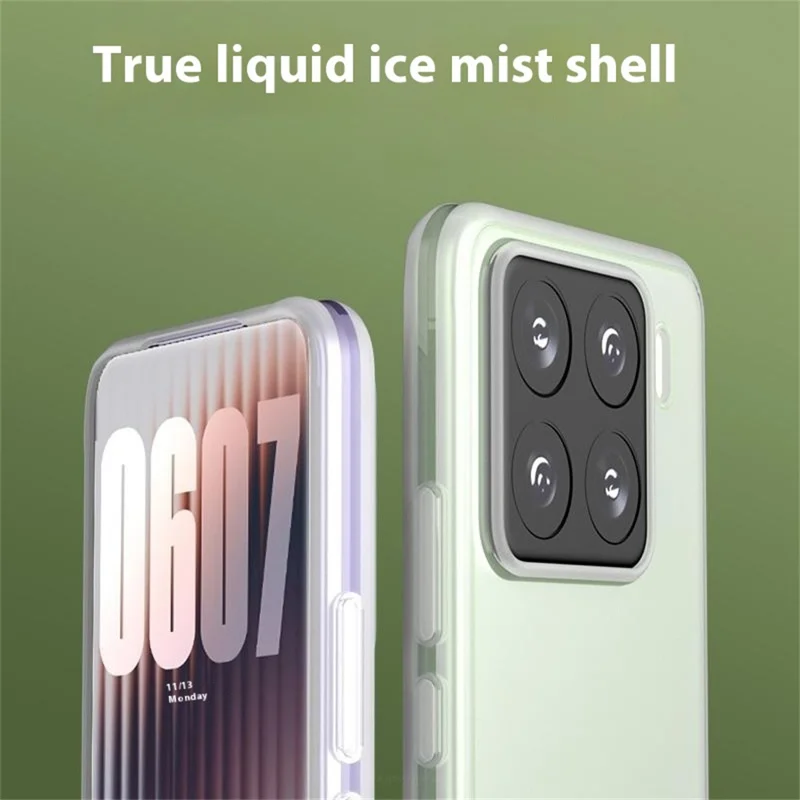 Q.COO For Xiaomi 15 Case Drop Protection TPU Protective Phone Back Cover - Transparent