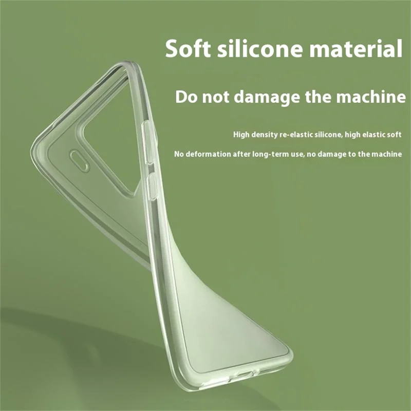 Q.COO For Xiaomi 15 Case Drop Protection TPU Protective Phone Back Cover - Transparent