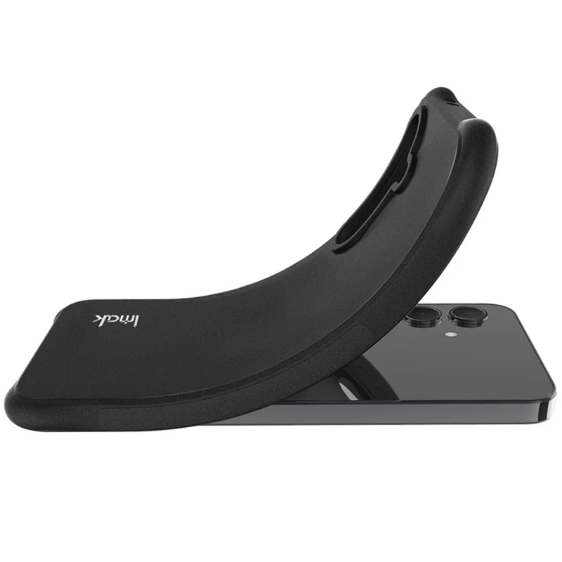 IMAK Per Xiaomi Redmi Turbo 4 5G / Poco X7 Pro 5G Cover TPU per Cellulare Antiurto con Protezione Airbag - Nero Opaco