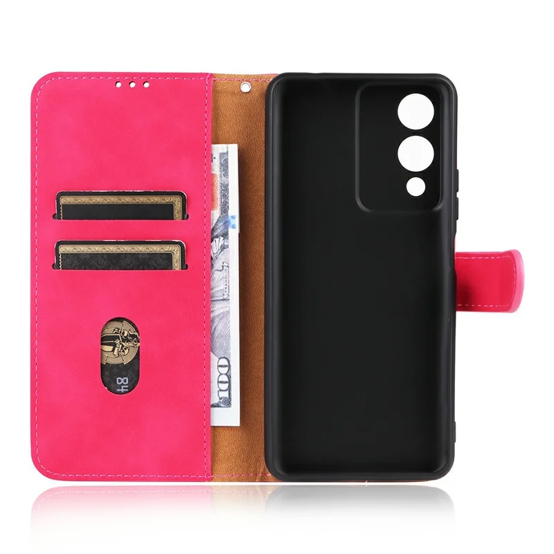 Voor Cubot A10 Leren Hoesje Met Huidgevoel Anti-val Portemonnee Flip Telefoonhoes - Roze