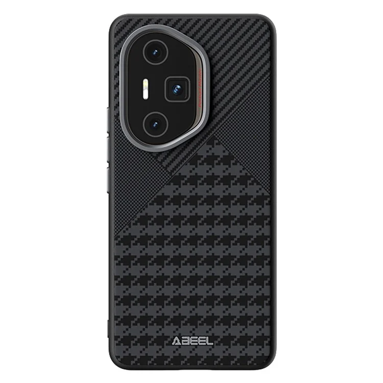 ABEEL For Honor 300 Ultra Case Compatible with MagSafe Micro-Embossing PC TPU Aluminum Alloy Leather Phone Cover
