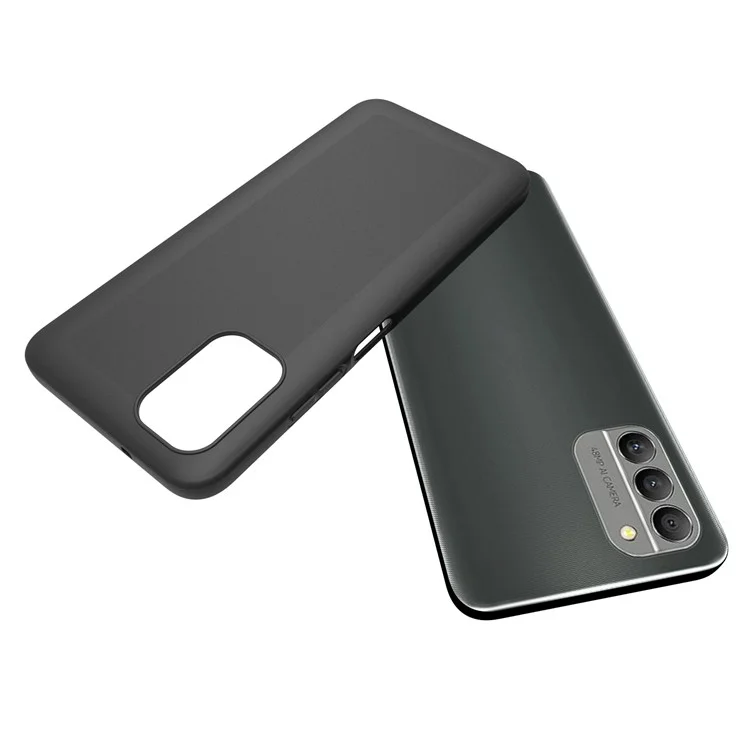 10Pcs / Pack Soft TPU Phone Case for Nokia G400 5G, Dual-sided Matte Finish Protective Cover - Black