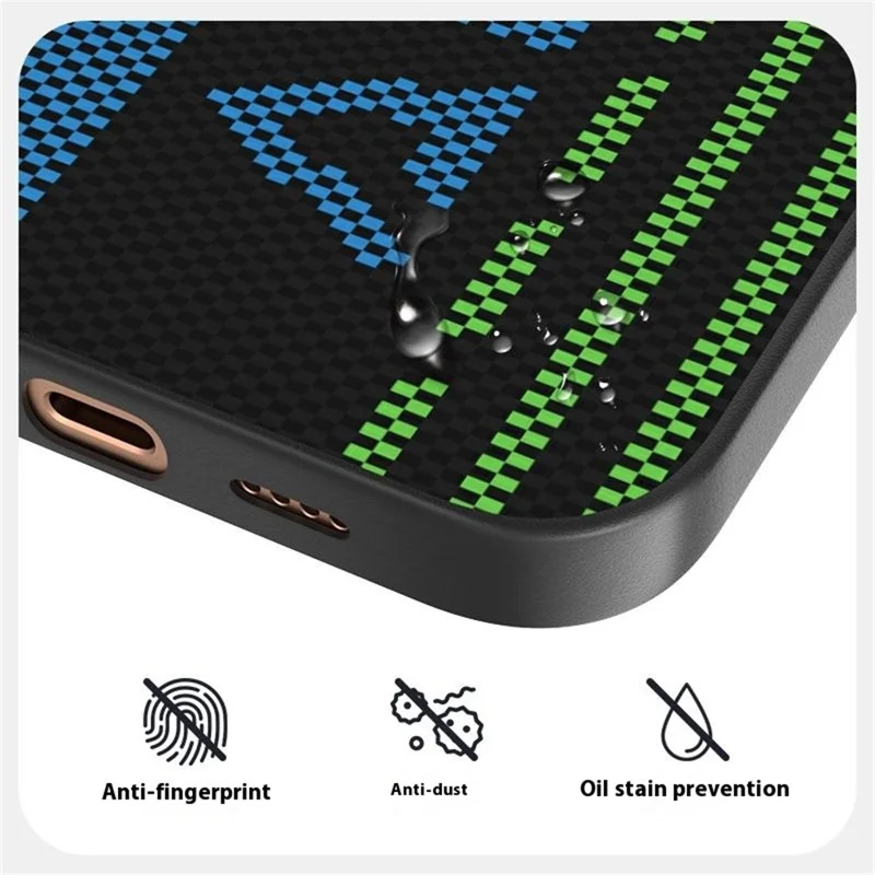ABEEL For iPhone 16 Pro Max Case Compatible with MagSafe Micro-Embossing 6D Printed PC TPU Aluminum Alloy Leather Phone Cover - Outstanding No. 1