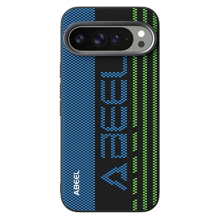 ABEEL per Google Pixel 9 Pro / Pixel 9 Cover Compatibile con MagSafe, Stampato PC TPU Lega di Alluminio Cover in Pelle per Cellulare - Eccezionale N. 1