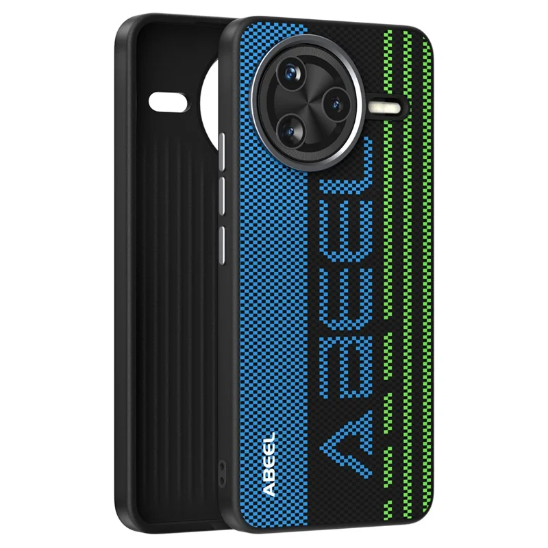 Чехол ABEEL для Xiaomi Redmi K80 Pro 5G, совместимый с MagSafe, с принтом, из поликарбоната, ТПУ, алюминиевого сплава и кожи - Выдающийся №1