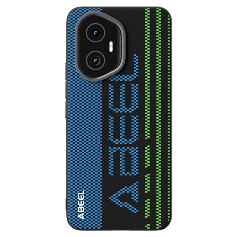 ABEEL For Honor 300 Magnetic Case Micro-Embossing 6D Printed PC TPU Aluminum Alloy Leather Phone Cover - Outstanding No. 1