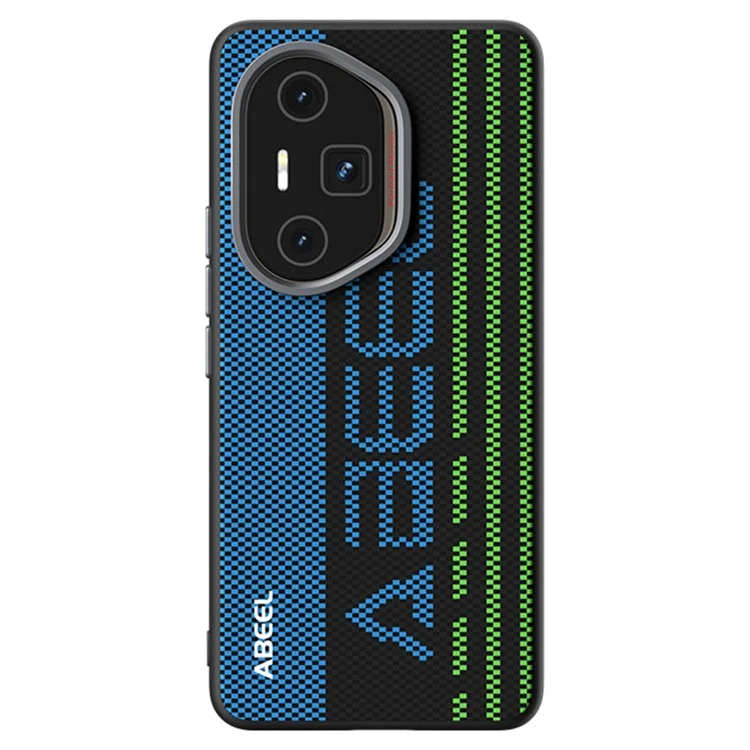 ABEEL For Honor 300 Ultra Hülle, kompatibel mit MagSafe, bedrucktes PC TPU Aluminium-Legierung Leder Handyhülle - Herausragend Nummer 1