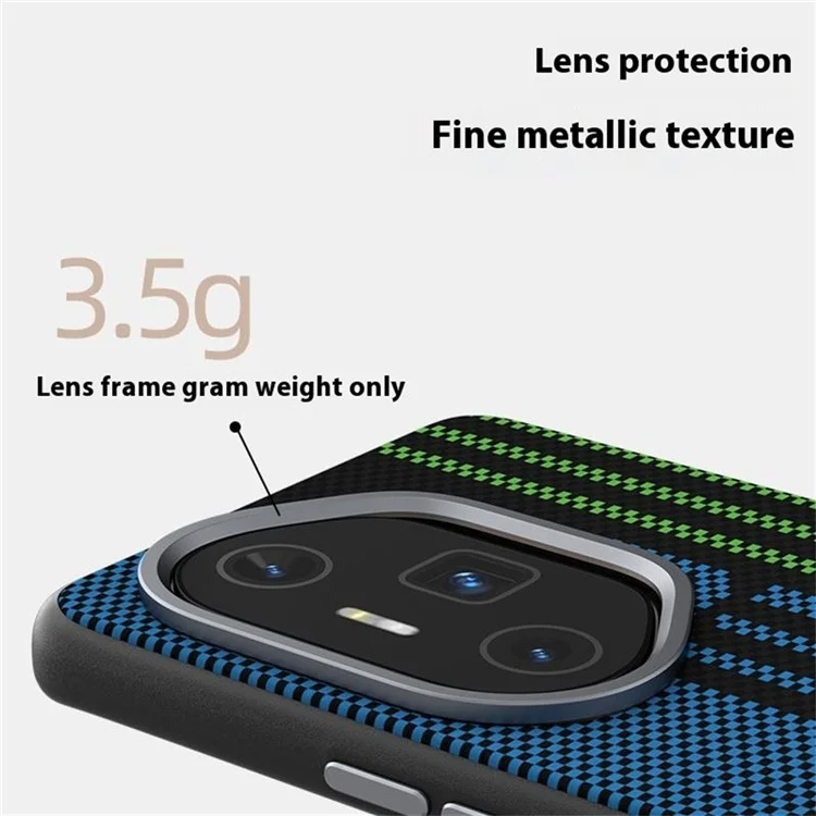 ABEEL For Honor 300 Ultra Hülle, kompatibel mit MagSafe, bedrucktes PC TPU Aluminium-Legierung Leder Handyhülle - Herausragend Nummer 1