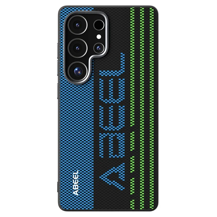 ABEEL для Samsung Galaxy S25 Ultra Чехол, совместимый с MagSafe, с печатным корпусом из поликарбоната и TPU, алюминиевого сплава и кожи - Выдающийся №1