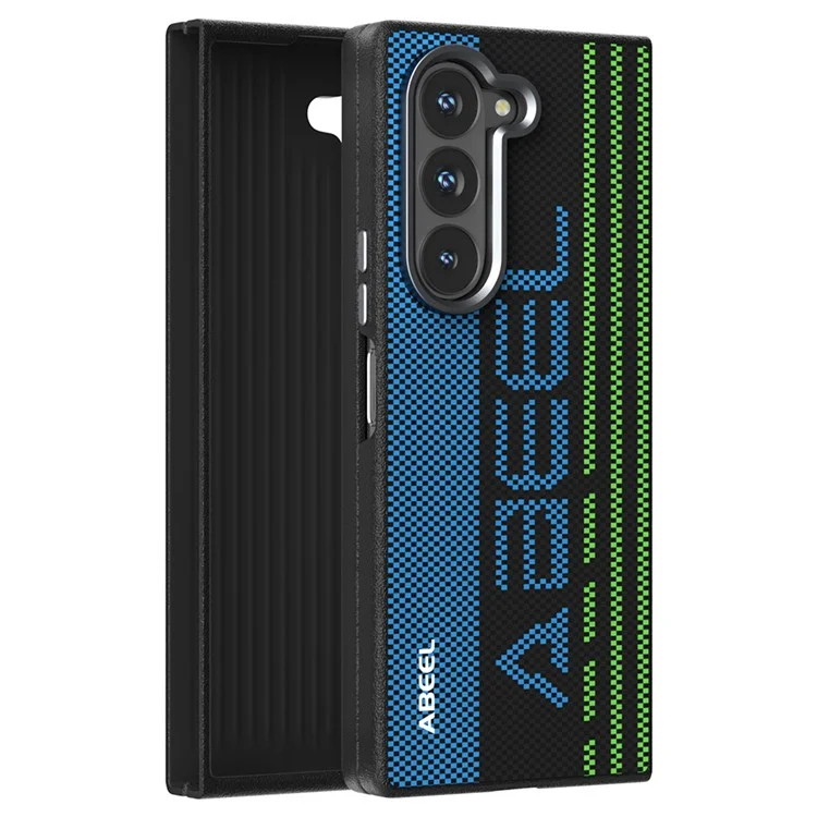 ABEEL Per Samsung Galaxy Z Fold6 5G Cover Compatibile con MagSafe, Stampato in PC TPU Lega di Alluminio Pelle Cover per Cellulare - Eccezionale N. 1