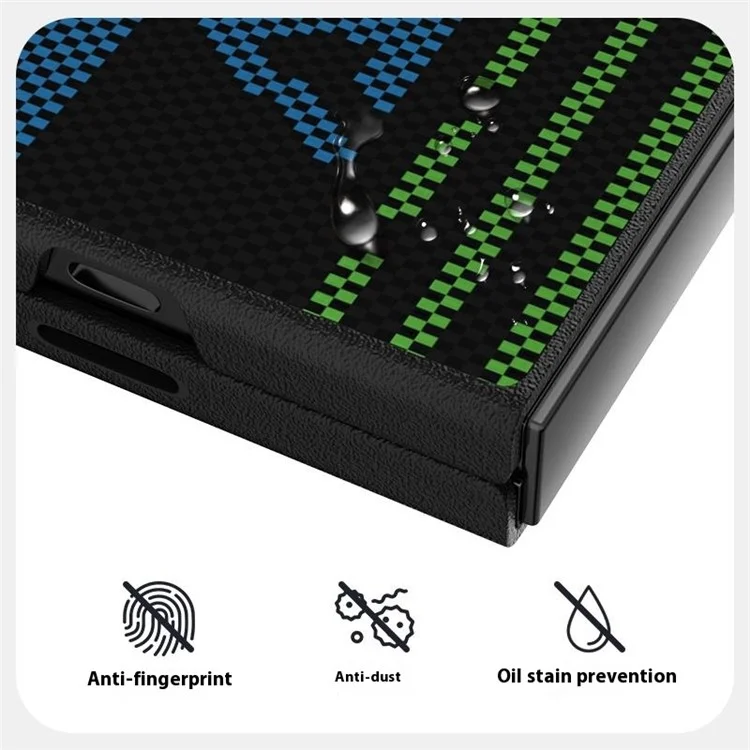 ABEEL Per Samsung Galaxy Z Fold6 5G Cover Compatibile con MagSafe, Stampato in PC TPU Lega di Alluminio Pelle Cover per Cellulare - Eccezionale N. 1