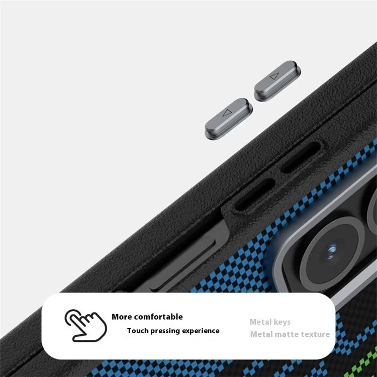 ABEEL Per Samsung Galaxy Z Fold6 5G Cover Compatibile con MagSafe, Stampato in PC TPU Lega di Alluminio Pelle Cover per Cellulare - Eccezionale N. 1