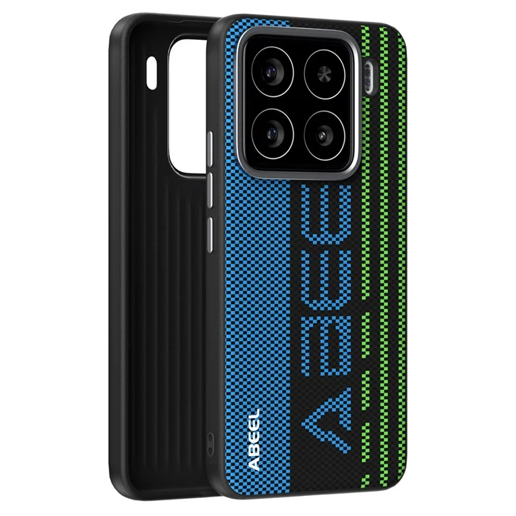 Чехол ABEEL для Xiaomi 15 с поддержкой MagSafe, с принтом, из ПК, TPU, алюминиевого сплава и кожи - Выдающийся №1