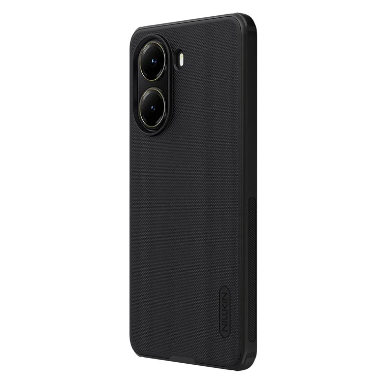 NILLKIN Frosted Shield Pro For Xiaomi Poco X7 Pro 5G Case Matte PC + TPU Phone Cover - Black