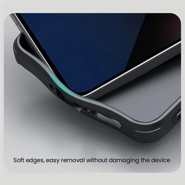 NILLKIN Frosted Shield Pro For Xiaomi Poco X7 Pro 5G Case Matte PC + TPU Phone Cover - Black