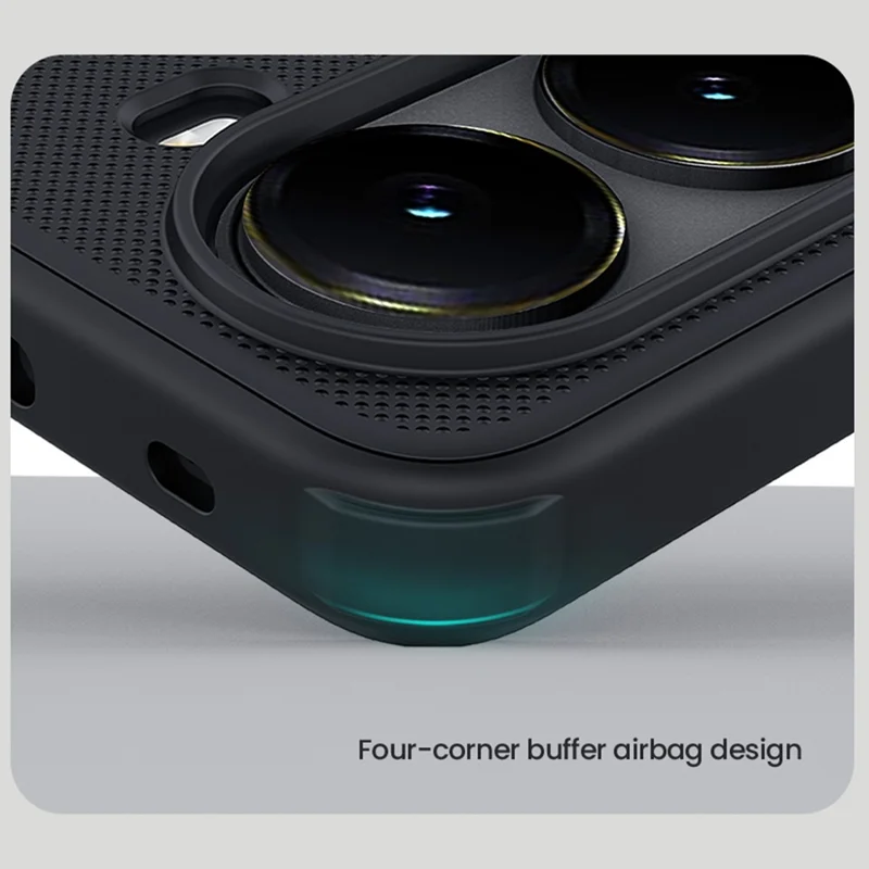 NILLKIN Frosted Shield Pro for Xiaomi Poco X7 Pro 5G Case Compatible with MagSafe PC + TPU Phone Cover