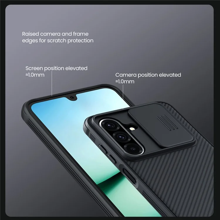 NILLKIN Camshield Pro per Samsung Galaxy A26 5G Cover Compatibile con MagSafe TPU + PC Custodia per Telefono con Coperchio Scorrevole per Fotocamera