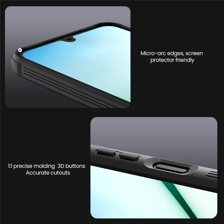 NILLKIN Camshield Pro per Samsung Galaxy A26 5G Cover Compatibile con MagSafe TPU + PC Custodia per Telefono con Coperchio Scorrevole per Fotocamera