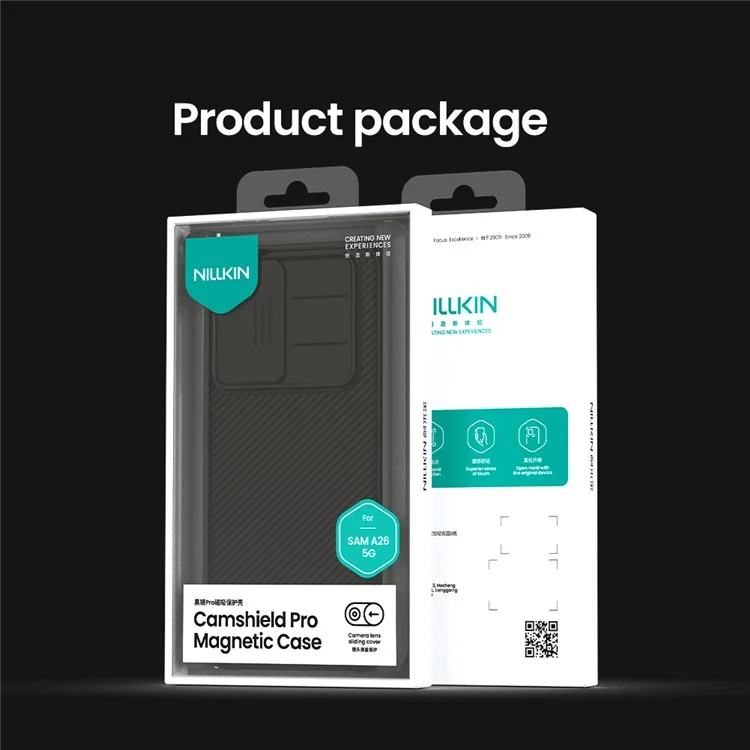 NILLKIN Camshield Pro per Samsung Galaxy A26 5G Cover Compatibile con MagSafe TPU + PC Custodia per Telefono con Coperchio Scorrevole per Fotocamera