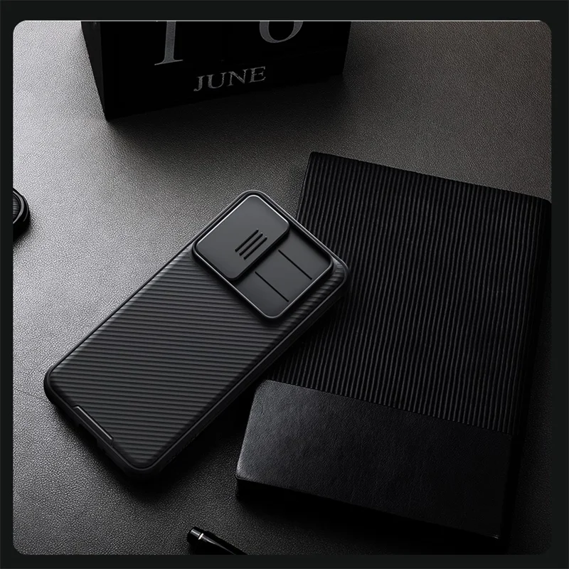 NILLKIN Camshield Pro Series for Samsung Galaxy A26 5G Case PC + TPU Slide Camera Lid Phone Cover - Black