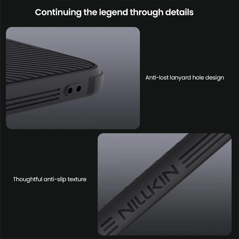 NILLKIN Camshield Pro Series for Samsung Galaxy A26 5G Case PC + TPU Slide Camera Lid Phone Cover - Blue