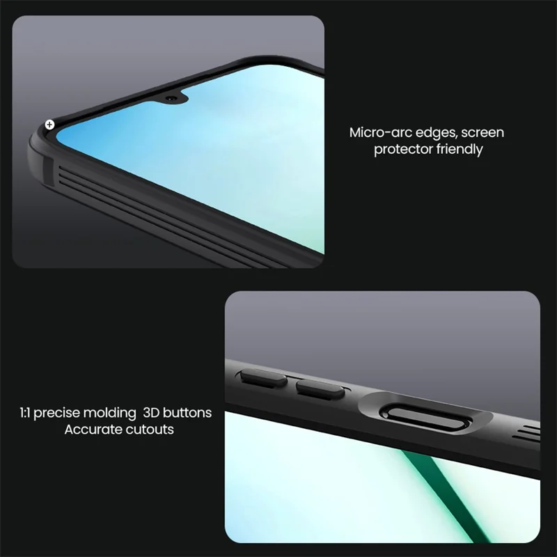 NILLKIN Camshield Pro Series for Samsung Galaxy A26 5G Case PC + TPU Slide Camera Lid Phone Cover - Blue