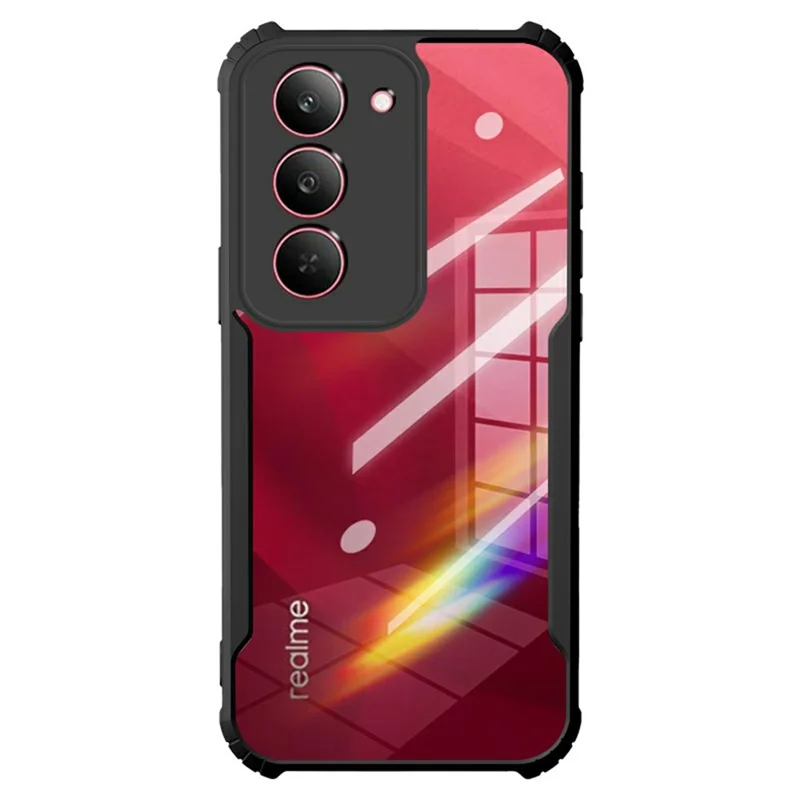 For Realme 14x (India) 5G Case Reinforced Corners TPU + Acrylic Clear Phone Cover