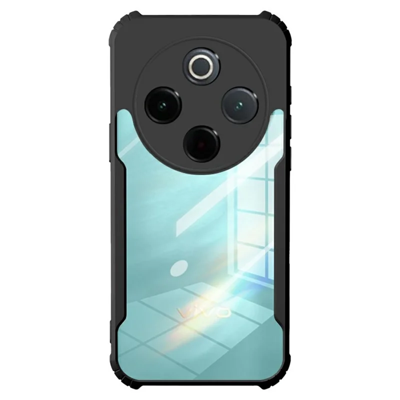 For vivo Y300 Pro 5G Case Reinforced Corners TPU + Acrylic Clear Phone Cover